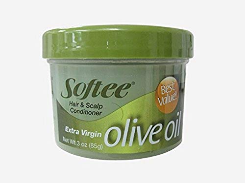 Softee Olive Oil Hair & Scalp Conditione​r Extra Virgin, 3 Oz , green - Image 2
