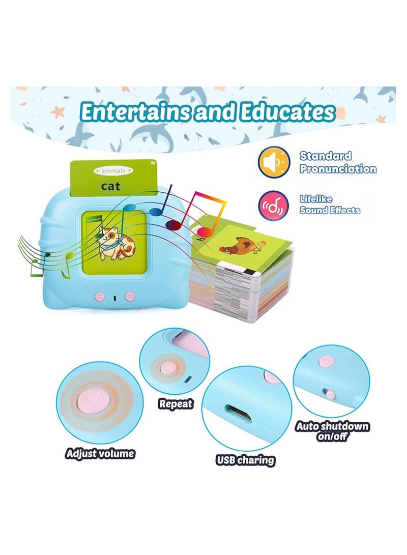 إلترازون Educational Toys for 2 3 4 5 Years Old Boys Girls, 112 Talking Baby Flash Cards, Preschool Learning Toys for Kids, Flash Cards for Toddlers 2-4 Years Old, Birthday Gift for Boys Girls - Image 4