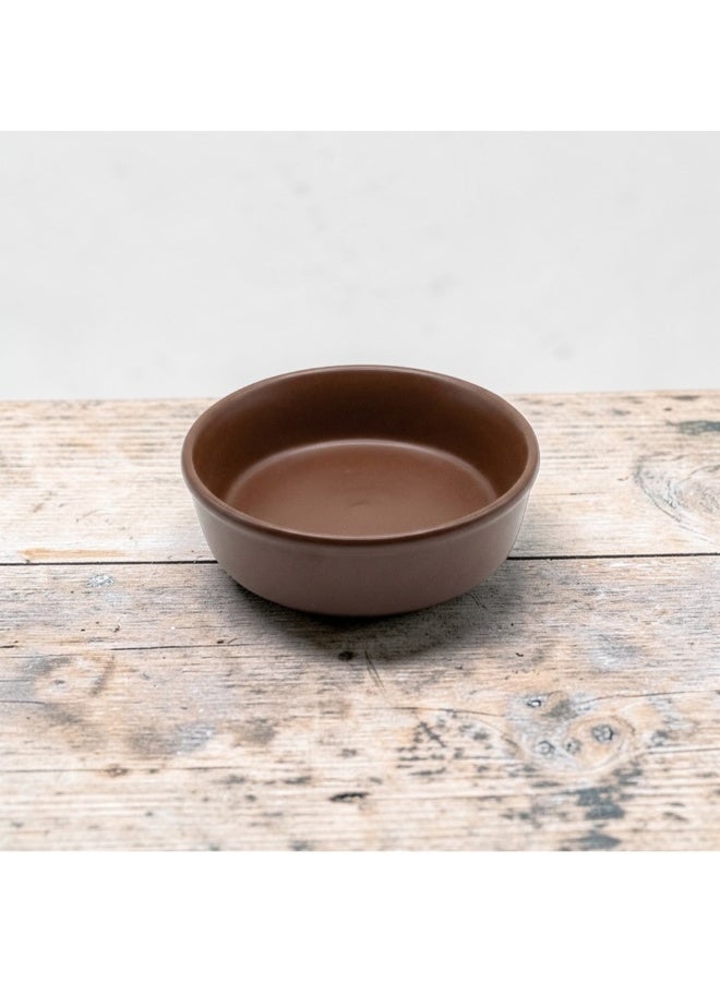 Brown Reptile Feeding Dish (9.5 x 2.6 cm) – Durable Food & Water Bowl for Reptile Terrariums - Image 2