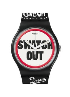 Swatch ساعة يد بلاستيكية تناظرية للجنسين SUOB160  - Image 1