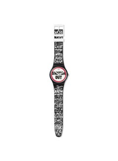 Swatch ساعة يد بلاستيكية تناظرية للجنسين SUOB160  - Image 2