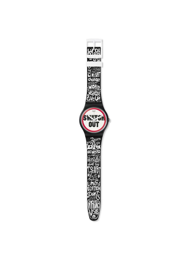 Swatch Unisex Analog Plastic Wrist Watch SUOB160  - Image 2