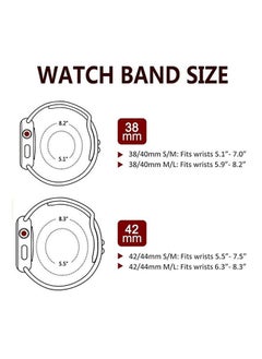 NIBEMINENT Replacement Band For Apple Watch 38/40mm Blue/Black  - Image 3