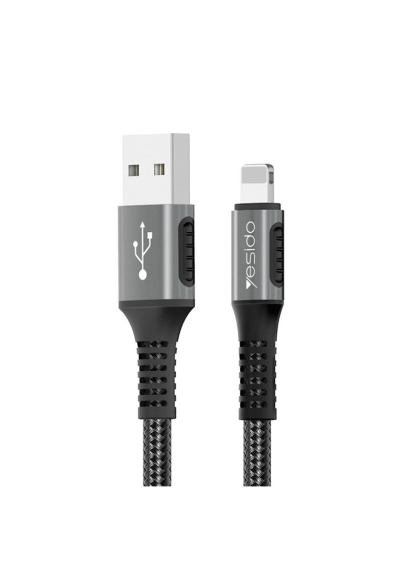 Yesido Yesido CA36 Data Cable Lightning Interface 5A Super Fast Charging USB Cable - Black  - Image 1