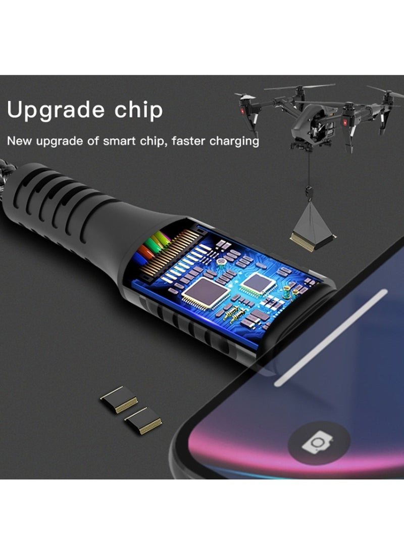 Yesido Yesido CA36 Data Cable Lightning Interface 5A Super Fast Charging USB Cable - Black  - Image 3