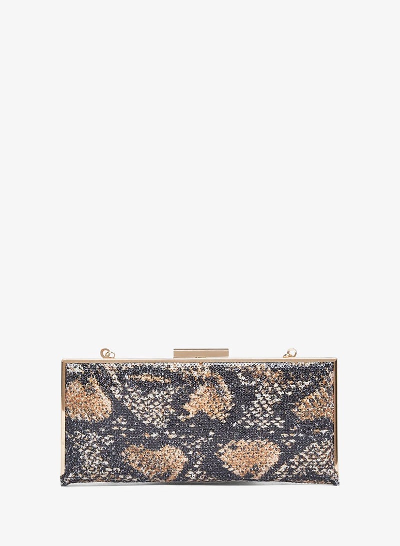 Styli Multi-Color Leopard Print Clutch - Image 1