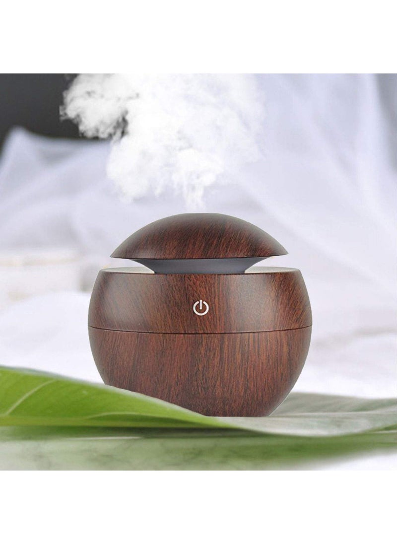 Zelofy Zelofy Wooden Aroma Diffuser Humidifier Cool Mist Air Diffuser Air Purifier humidifier for Bedroom humidifiers for Room Multi Color  - Image 1
