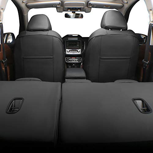 EKR Custom Fit Tucson Car Seat Covers for Select Hyundai Tucson 2019 2020 2021 - Leatherette (Black) - Image 5