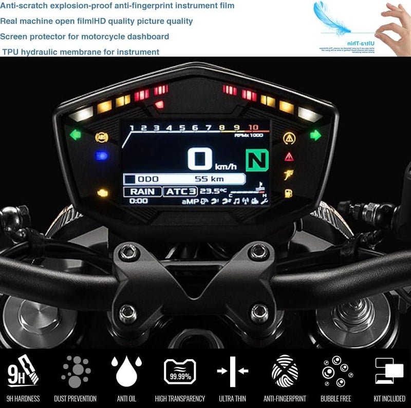 Vuzmode Motorcycle Cluster Scratch Protection Film - Image 2