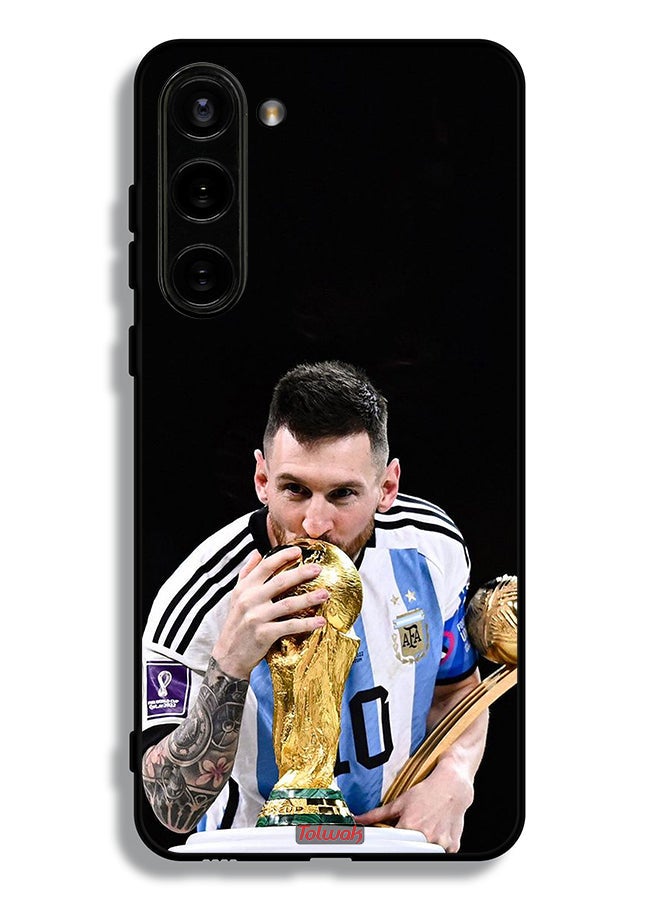 Tolwak Samsung Galaxy S23 Plus 5G Protective Case Cover Messi - Image 3