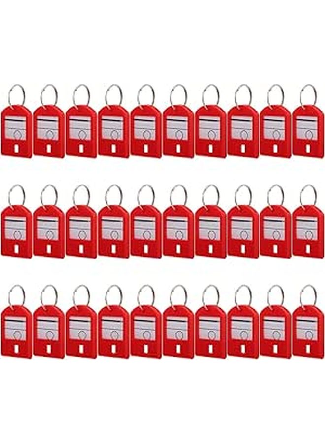 35 Pcs Color Coded Key Tags with Numbered Labels and Split Rings for Home Office Organization - Image 1