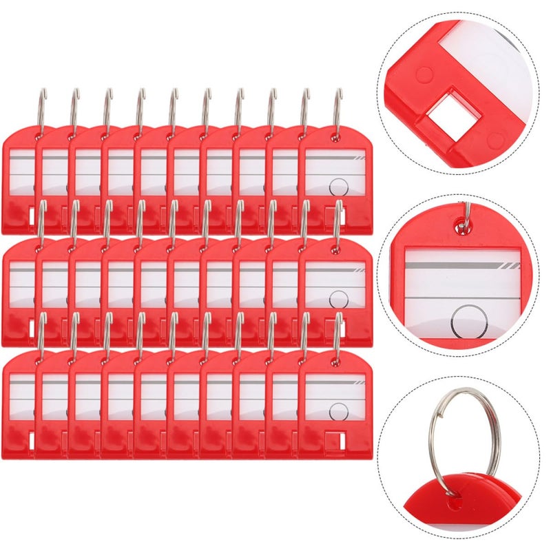 35 Pcs Color Coded Key Tags with Numbered Labels and Split Rings for Home Office Organization - Image 5
