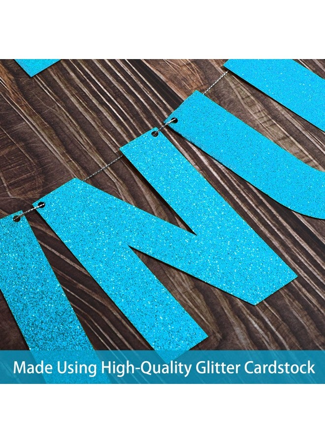 TaoBary 112 Pcs DIY Letter Custom Banner Glitter Customizable Banner Kit Including 107 Letters and Numbers 3 Rope for Valentine Birthday Party(Baby Blue) - Image 4