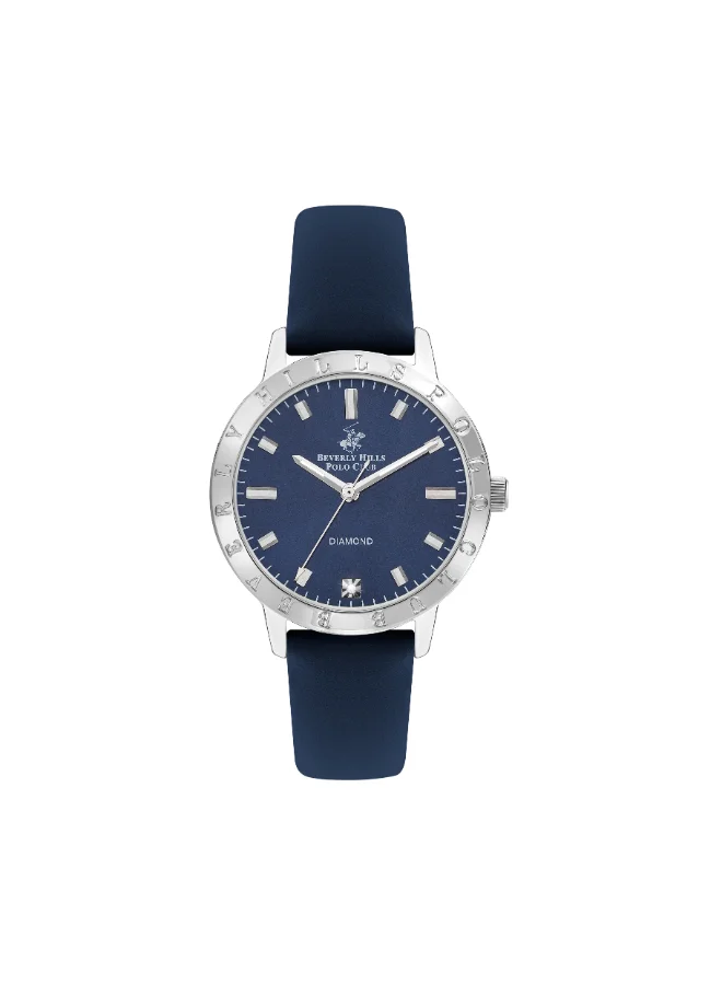 بيفرلي هيلز بولو كلوب Women's Leather Analog Watch BP3387C.399 - 35 mm
