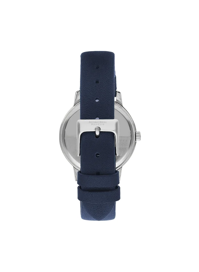 بيفرلي هيلز بولو كلوب Women's Leather Analog Watch BP3387C.399 - 35 mm