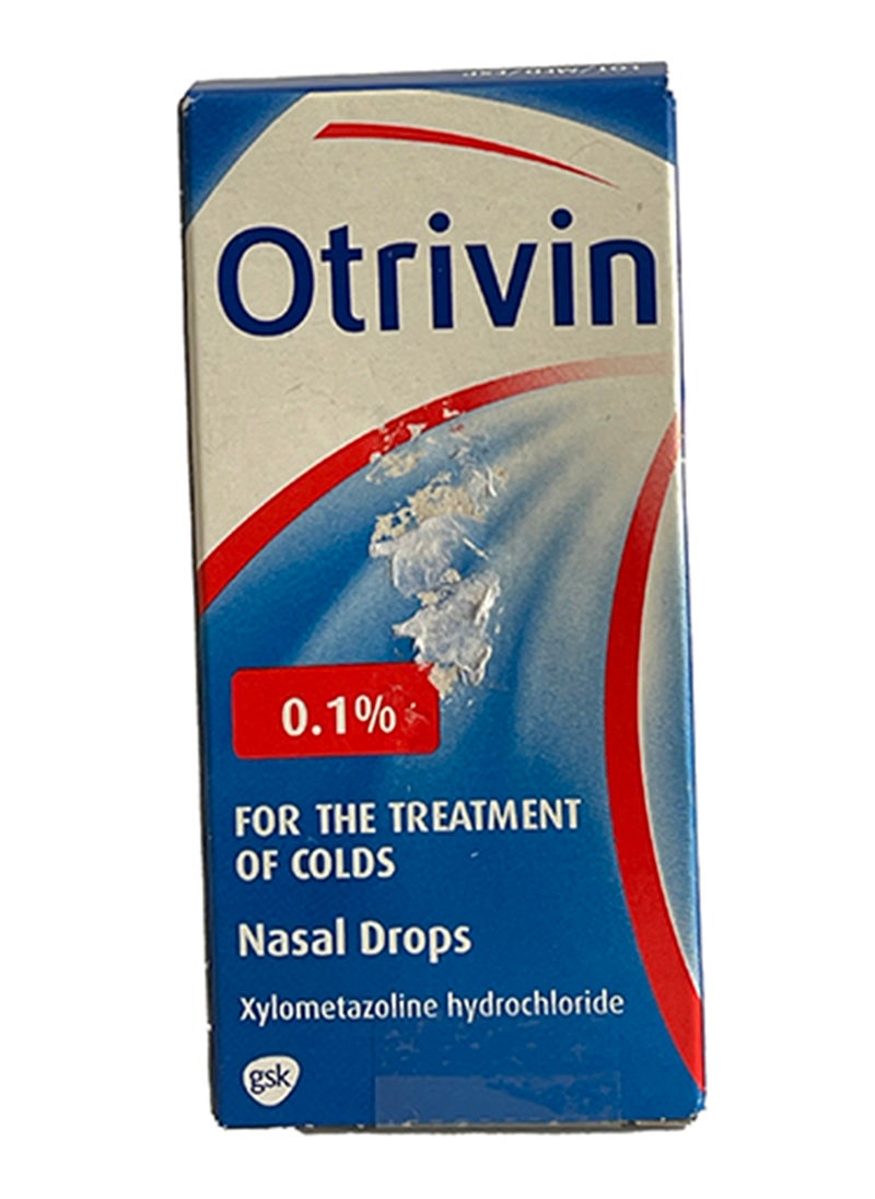 OTRIVIN 0.1% Adult Nasal Drop 10Ml 