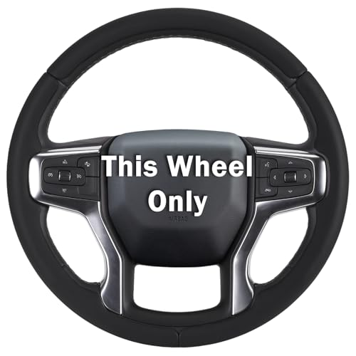 Aotoyou Steering Wheel Cover for Chevy Silverado 1500 2019Present 2500 3500 2020PresentBlazer 2019Present Gasoline Models Suburban Tahoe 20212024 Car Steering Wheel Cover Accessories for Chevrolet - Image 1