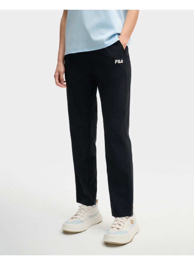FILA Women'S Casual Pants Ladies Fashion Simple Comfortable Soft High Elasticity Versatile Knit Trousers - Image 1