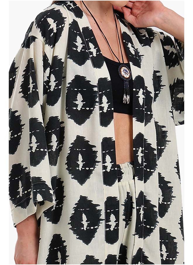 Elegant Flow Tencel Kimono