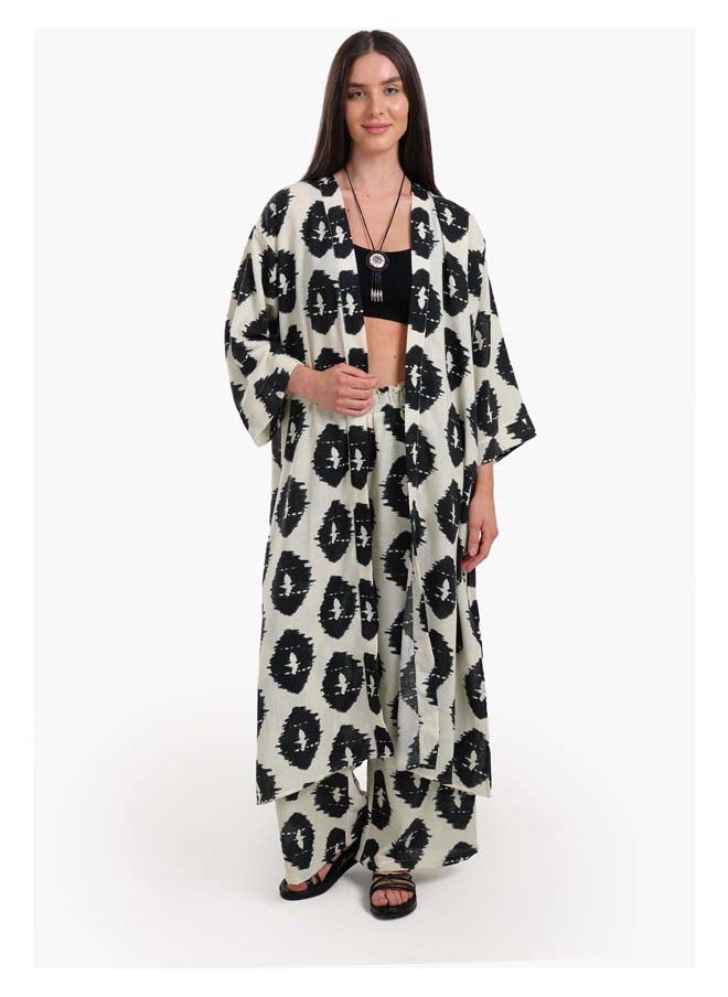 Elegant Flow Tencel Kimono