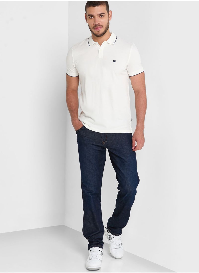 Wrangler - Mid Wash Slim Fit Jeans - Image 1