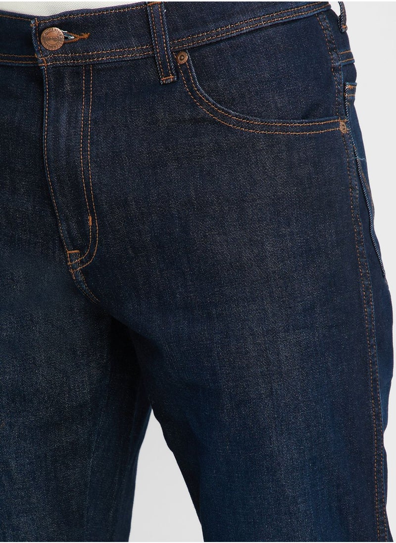 Wrangler - Mid Wash Slim Fit Jeans - Image 1