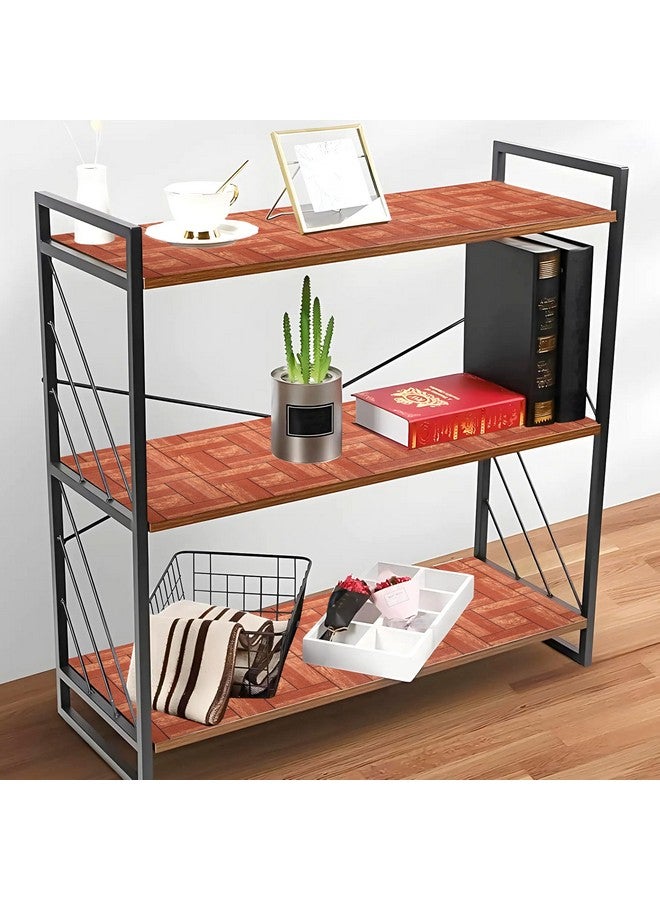 Kuber Industries Kuber Industries Polyvinyl Chloride Wooden Checkered Design PVC Wardrobe Kitchen Drawer Cupboard Cabinet Shelf Mat|Water Proof Dustproof||5 Mtr Roll&Easy to Cut|Size 500 X 45 Cm (Brown) - Ctktc40194  - Image 4