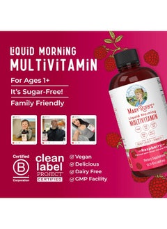 MaryRuth Organics Multivitamin For Women, Men & Kids By Maryruth'S | Liquid Morning Multivitamin | Mens, Womens Multivitamin| Vitamin A C D E B6 B12 Biotin Zinc | Beauty | Vegan | Non-Gmo | Gluten Free | 15 Servings  - Image 4