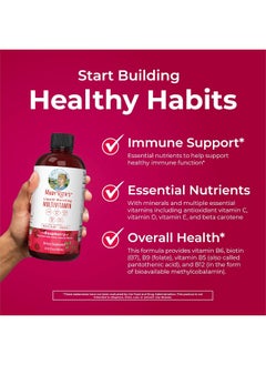 MaryRuth Organics Multivitamin For Women, Men & Kids By Maryruth'S | Liquid Morning Multivitamin | Mens, Womens Multivitamin| Vitamin A C D E B6 B12 Biotin Zinc | Beauty | Vegan | Non-Gmo | Gluten Free | 15 Servings  - Image 2