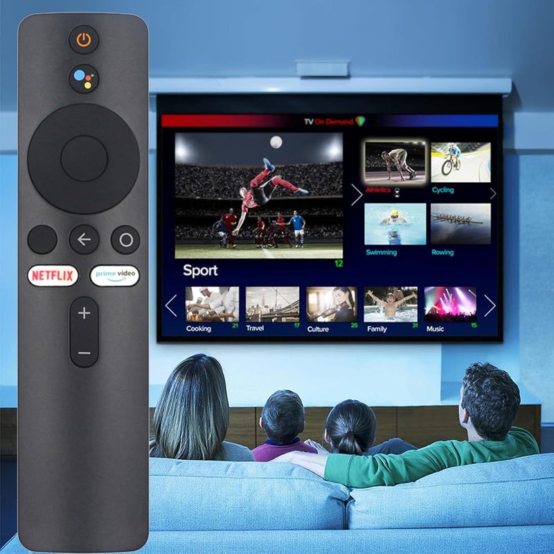 Houmt Remote Control Compatible with Mi Smart TV Box/TV Stick with Bluetooth and Google Voice Assistant - Image 3