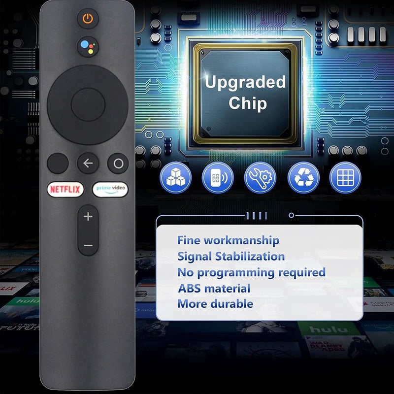 Houmt Remote Control Compatible with Mi Smart TV Box/TV Stick with Bluetooth and Google Voice Assistant - Image 4