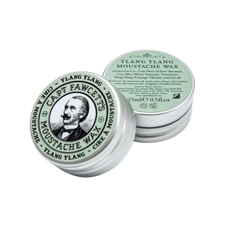 Captain Fawcetts Moustache Wax Ylang Ylang 16ml