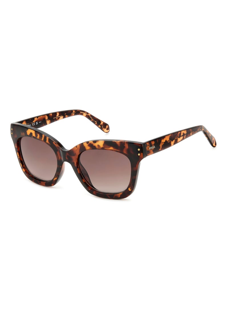 FOSSIL Women's Uv Protection Cat Eye Shape  Sunglasses Fos 3153/G/S Brown 42 - Lens Size: 42 Mm - Hvn  - Image 1