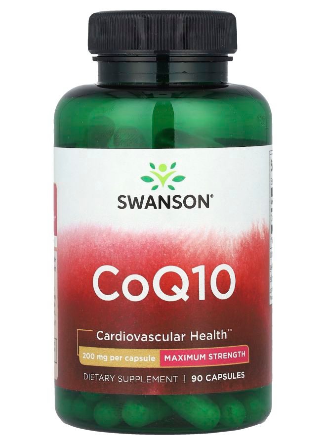 CoQ10 Maximum Strength 200 mg 90 Capsules