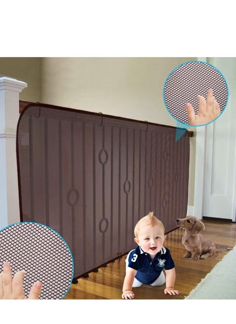 Gonice Durable Adjustable Child Banister Safety Guard Removable Balcony and Stairway Safety Net 300cm*79cm  - Image 2