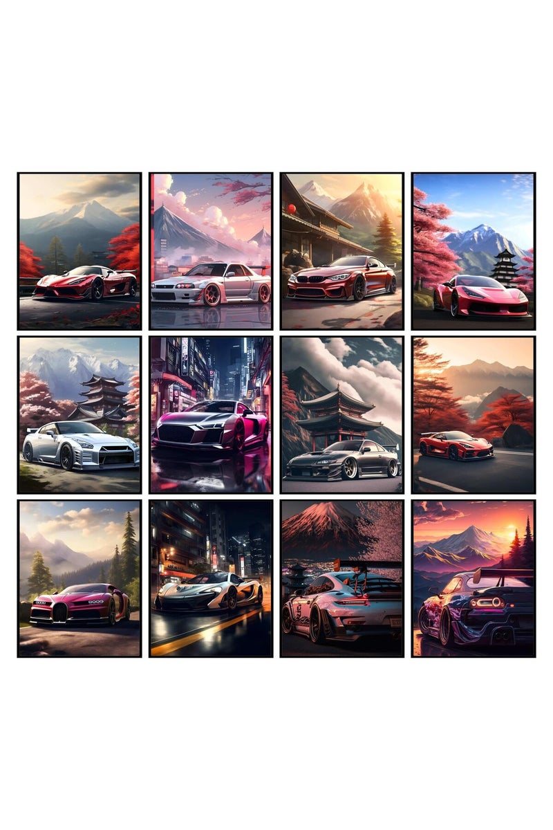Insire ALAYRA Car Poster, Car Room Decor, Exotic Car Posters For Bedroom, Car Wall Art, Car Wall Decor For Men Boys, Car Pictures, Car Art, Sports Car Posters for Boys Room, Car Decor for Room Unframed 8x10 - Image 1