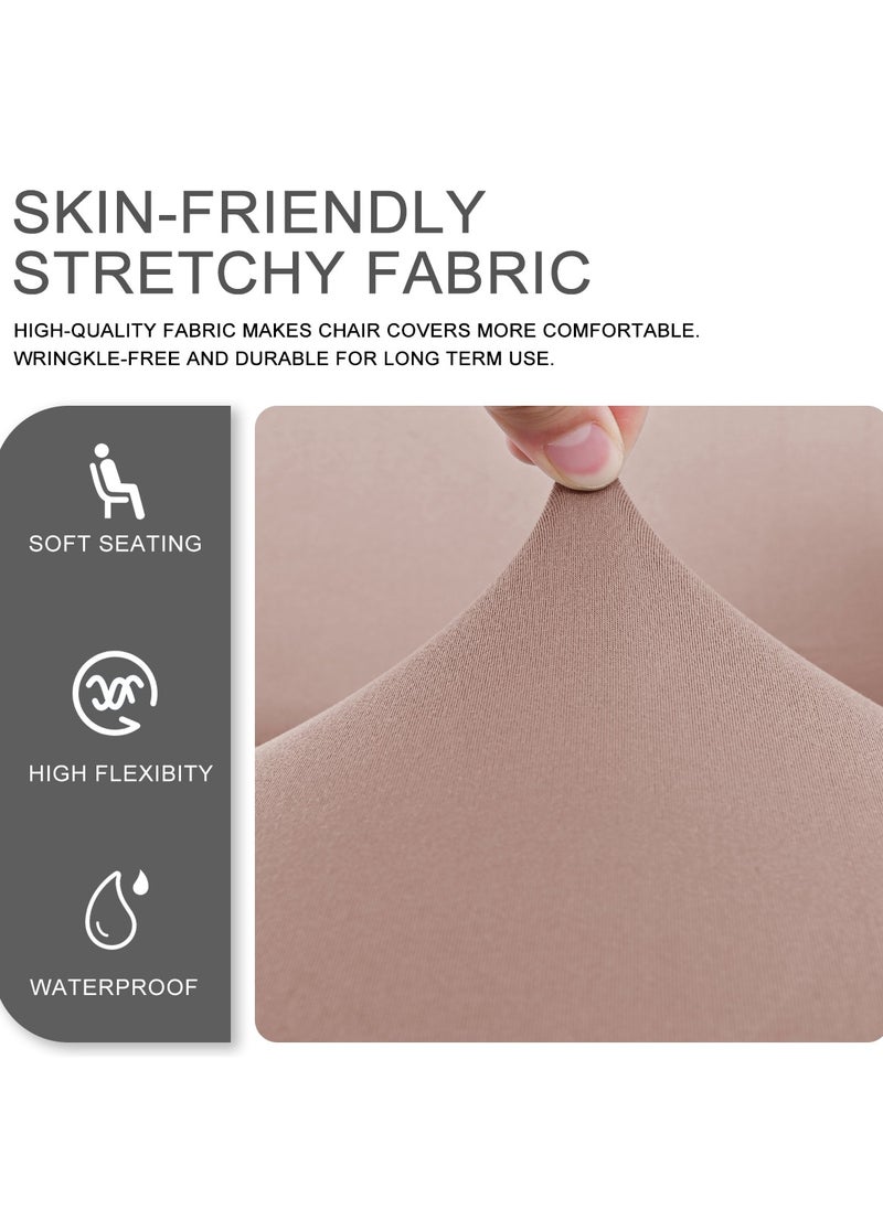 DUNISO Gaming Chair Covers Stretch Washable Computer Chair Slipcovers for Armchair, Swivel Chair, Reclining Racing Gaming Chair,Computer boss Chair ( Light Pink)  - Image 5