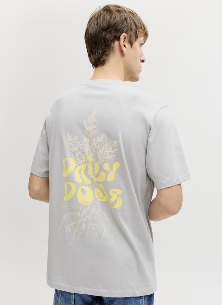 ج ج ريبل تيشيرت مطبوع بقصة عادية - Image 3