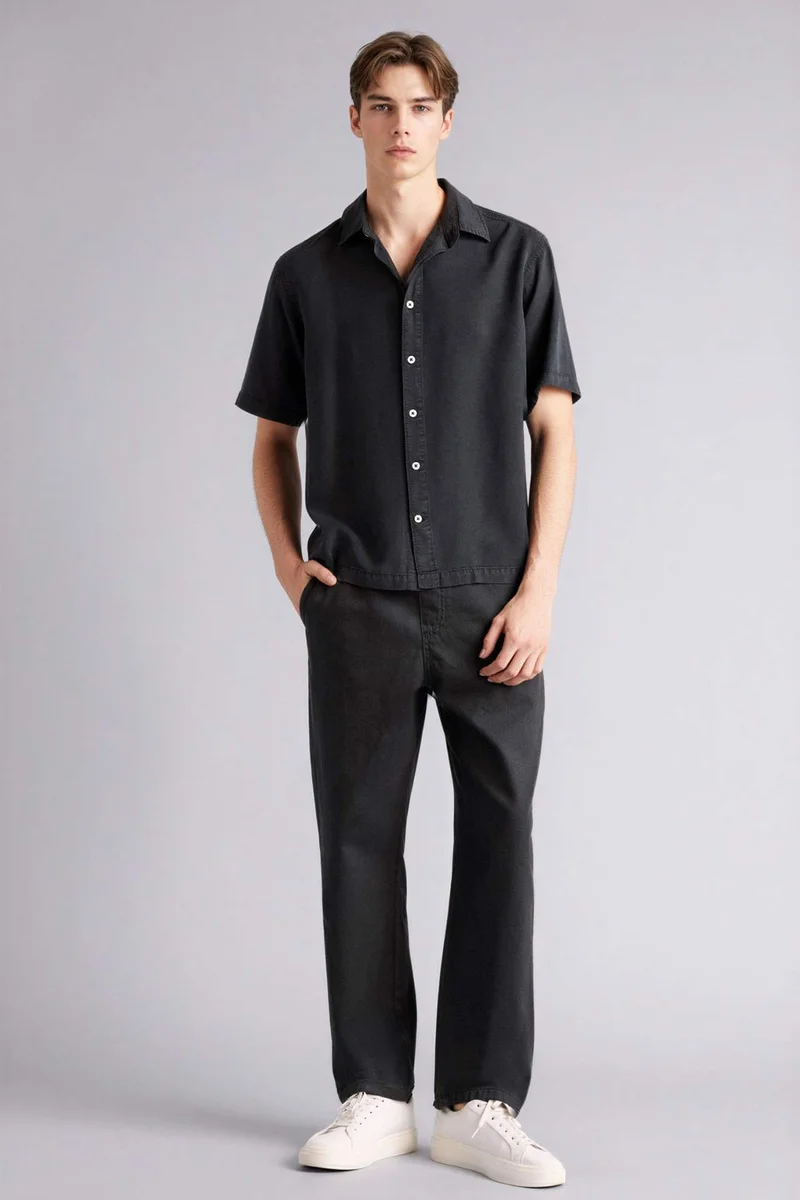 ديفاكتو 100% Cotton Baggy Fit Trousers