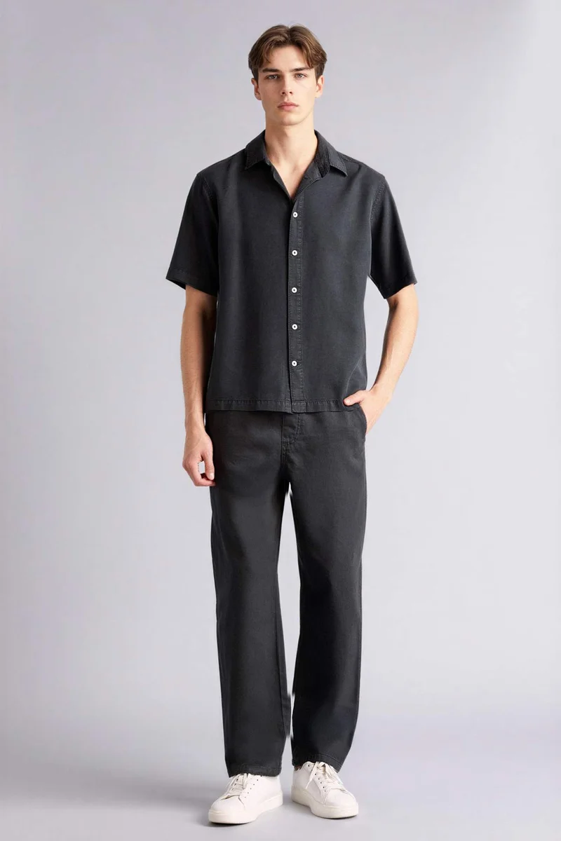 ديفاكتو 100% Cotton Baggy Fit Trousers