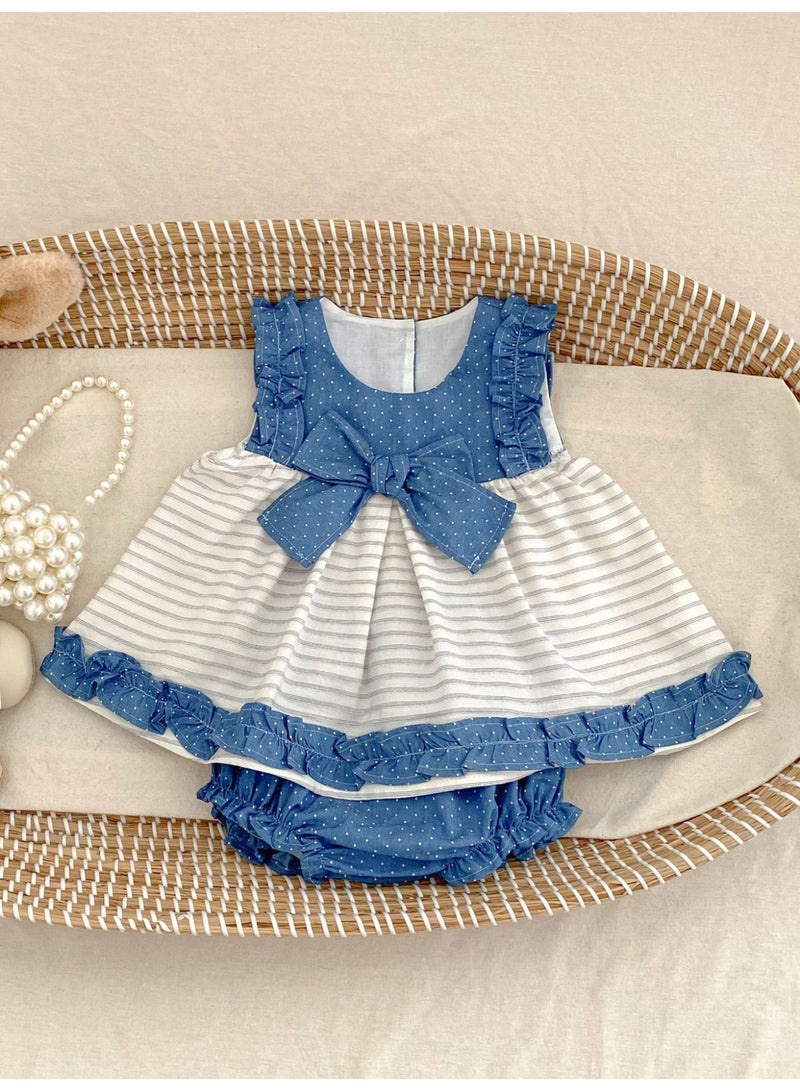 DOOKOO Summer Baby Cotton Clothing Sets Newborn Fashion Top Infant Pant - Image 5