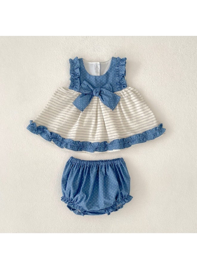 DOOKOO Summer Baby Cotton Clothing Sets Newborn Fashion Top Infant Pant - Image 2
