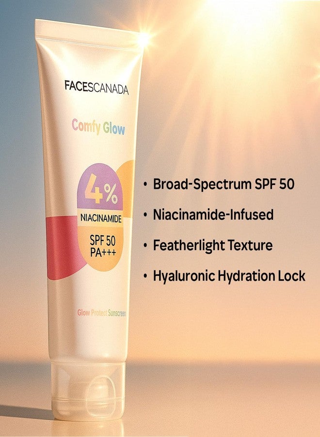 Facescanada FACES CANADA AM Essential Combo - Strobe Cream - Rose Gold, 18ml + Comfy Glow SPF50 PA+++ Niacinamide Sunscreen, 30ml | UVA & UVB Protection | Brightens Skin | Lightweight & Non Greasy | Glowing Makeup Base - Image 5