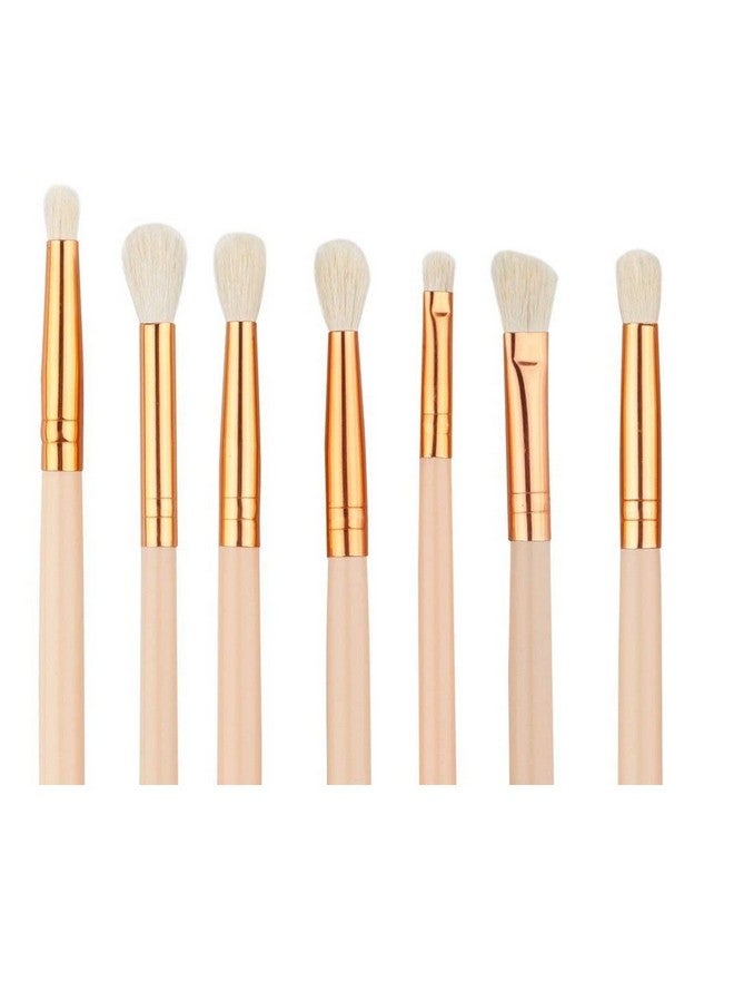 CONNECTWIDE CONNECTWIDE Makeup Brushes Set Foundation Eye Shadow Blending Brushes Soft Synthetic Hair (Pack of 7) - Pink  - Image 1