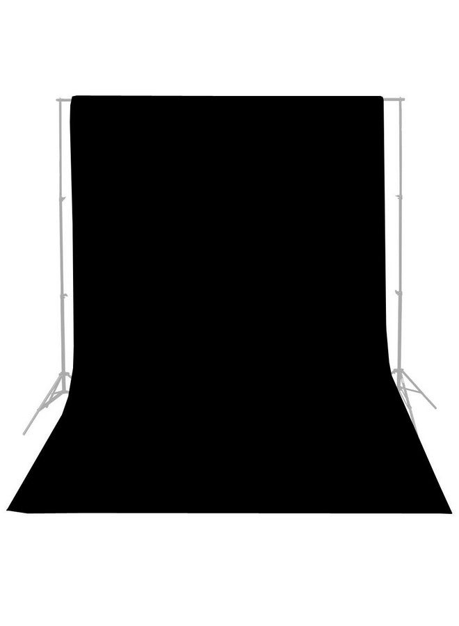 ephotoinc Ephoto 10Ft X 10Ft Seamless Black Muslin Backdrop Photo Studio Photography Cotton Background New 1010B - Image 1