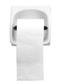 SYOSI Toilet Paper Holder 2 Pack White Replacement Plastic Spring Loaded Roller, Tissue Roll Insert in Bathroom Roller Spring, Keeps Securely  - Image 4