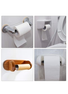 SYOSI Toilet Paper Holder 2 Pack White Replacement Plastic Spring Loaded Roller, Tissue Roll Insert in Bathroom Roller Spring, Keeps Securely  - Image 5
