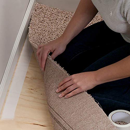 Duck Brand Indoor/Outdoor Carpet Tape, 1.41-Inch x 42 Feet, White (286373) - Image 4