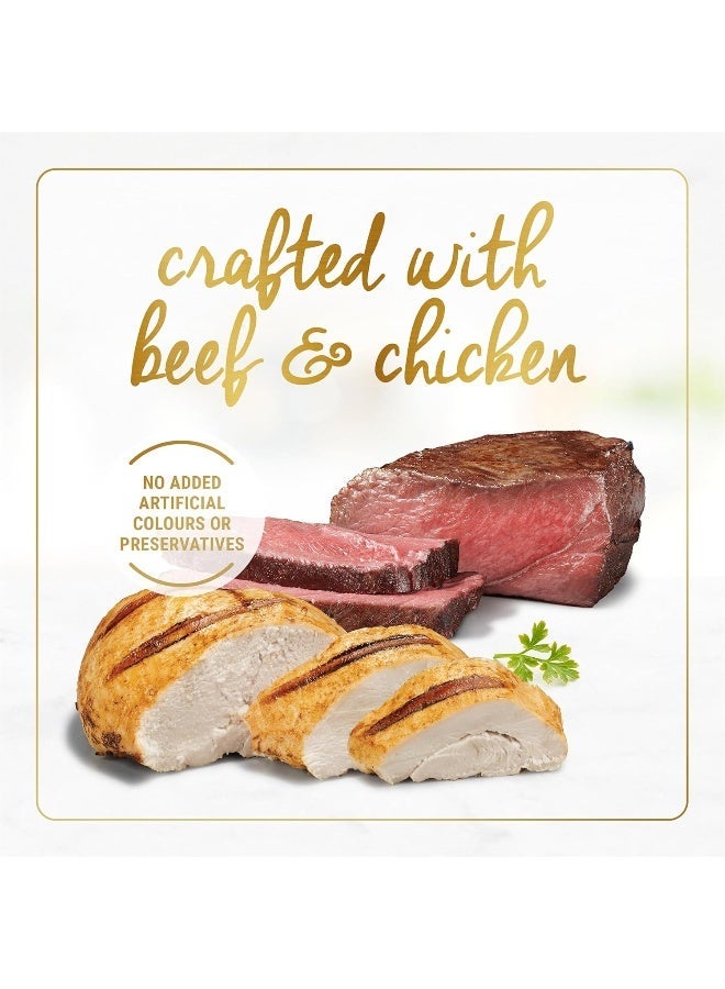 Fancy Feast طعام قطط فانسى فيست الرطب بنكهة لحم البقر والدجاج الكلاسيكية (85 جرام، عبوة من 24) - Image 2