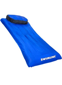 Swimline Original Fabric Covered Pool Float Mattress Lounger Raft For Adults & Kids I Comfortable Head Rest & Quick-Dry Cover For Adult Or Kid Floating & Lounging Dogs 9057  - Image 1